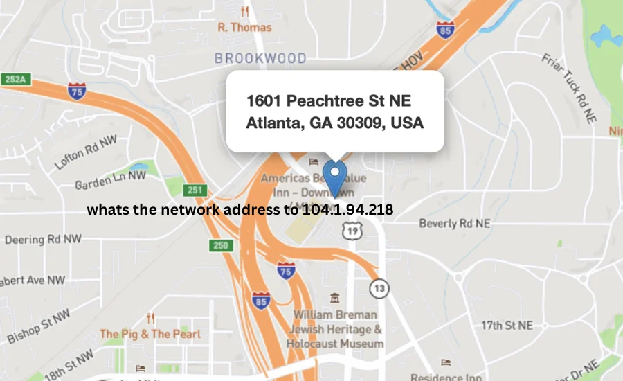 What's the Network Address to 104.1.94.218